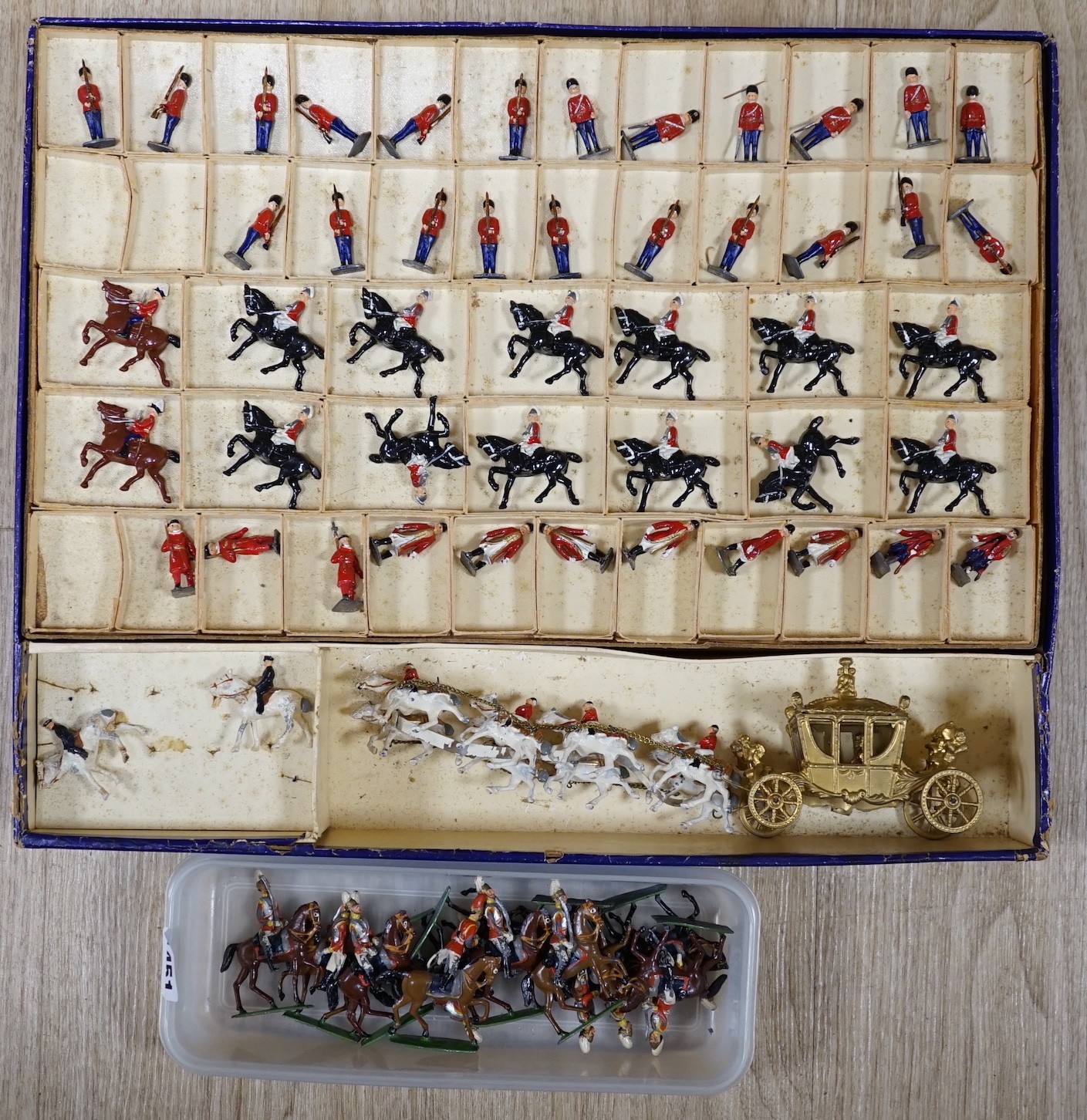 A Johillco series 1937 Coronation Procession set, boxed